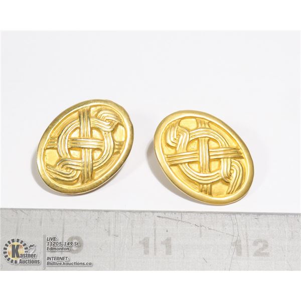 VINTAGE JNY CLIP EARRINGS