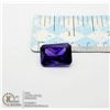Image 1 : 12)  EMERALD CUT 25.5 CT NATURAL PURPLE