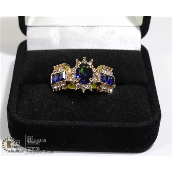 24K GOLD PLATED RING SZ 7