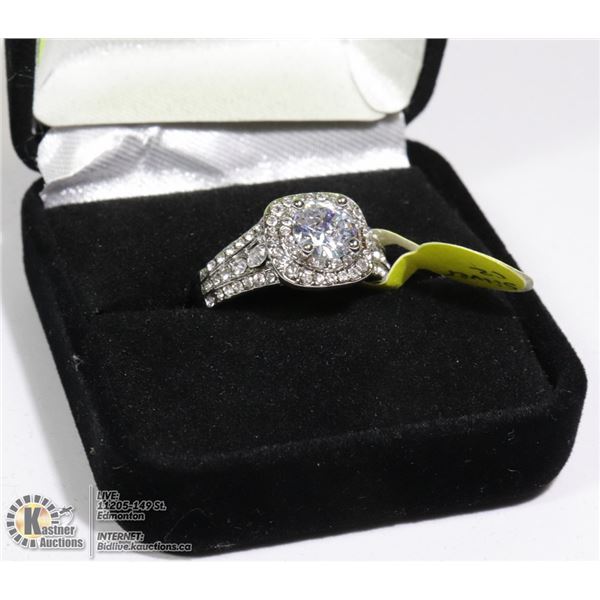 STAMPED 925 SILVER RING SZ 9