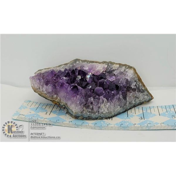 21)  FROM URUGUAY, NATURAL AMETHYST GEODE