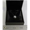 Image 1 : .925 SILVER CHAIN  AND FRESH WATER PEARL PENDANT