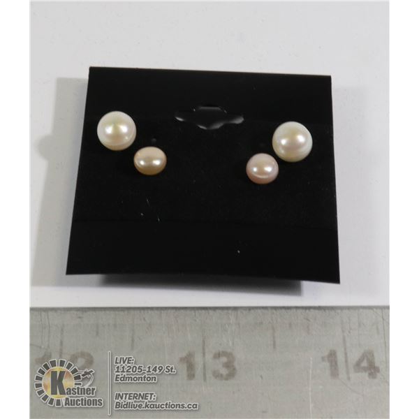 #262-FRESH WATER PEARL STUD EARRINGS 6-7mm