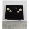 Image 1 : #262-FRESH WATER PEARL STUD EARRINGS 6-7mm
