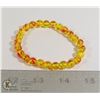 Image 1 : #301-RESIN BEAD BRACELET 7.5"/ 8mm