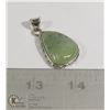 Image 1 : #229-PREHNITE PENDANT