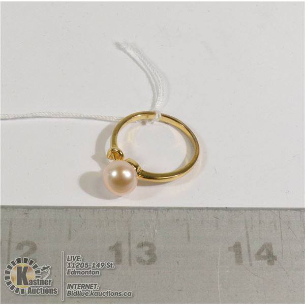 #317-FRESH WATER PEARL RING SIZE 7.5