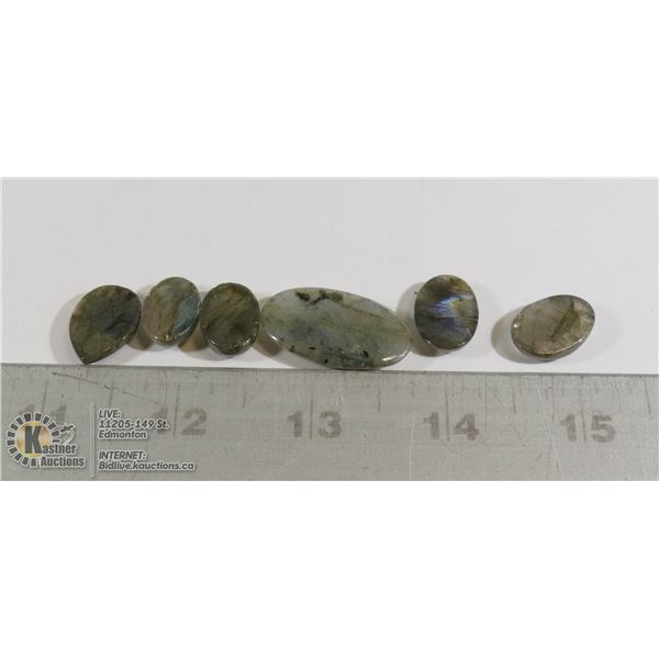 #98-NATURAL LABRADORITE GEMSTONES 69.65ct