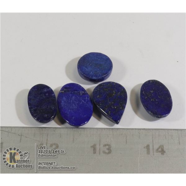 #95-NATURAL LAPIZ LAZULI GEMSTONES 119.35ct