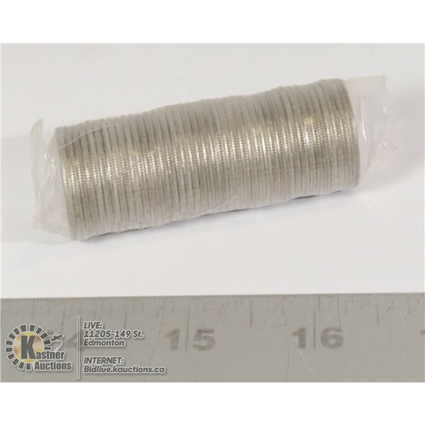 1992 CANADIAN 125 ROLL OF ALBERTA 25 CENTS BU