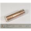 Image 1 : UNCIRCULATED ROLL OF 1964 CANADIAN PENNIES