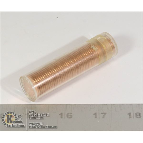 UNCIRCULATED ROLL OF 1961 CANADIAN PENNIES