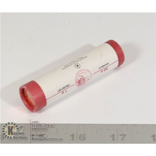 2006 NON-MAGNETIC ROLL OF CANADIAN 1 CENT COIN