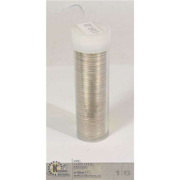 1982 LOW MINTAGE ROLL OF MINT CANADIAN 5 CENTS