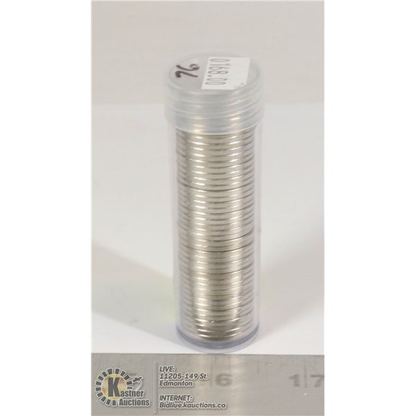 1976  UNCIRCULATED ROLL OF CANADIAN 5 CENTS