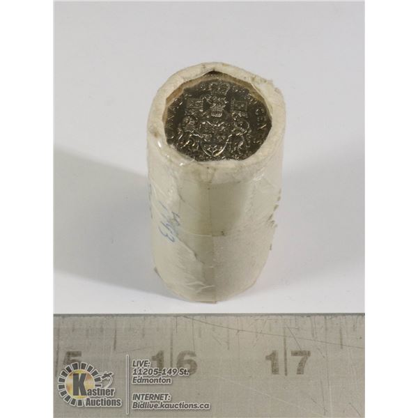 1993 MINT ROLL OF CANADIAN 50 CENT COINS