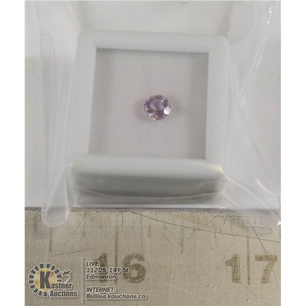 GENUINE AMETHYST GEMSTONE ROUND BRILLIANT