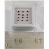 Image 1 : x12 GENUINE GARNET GEMSTONES