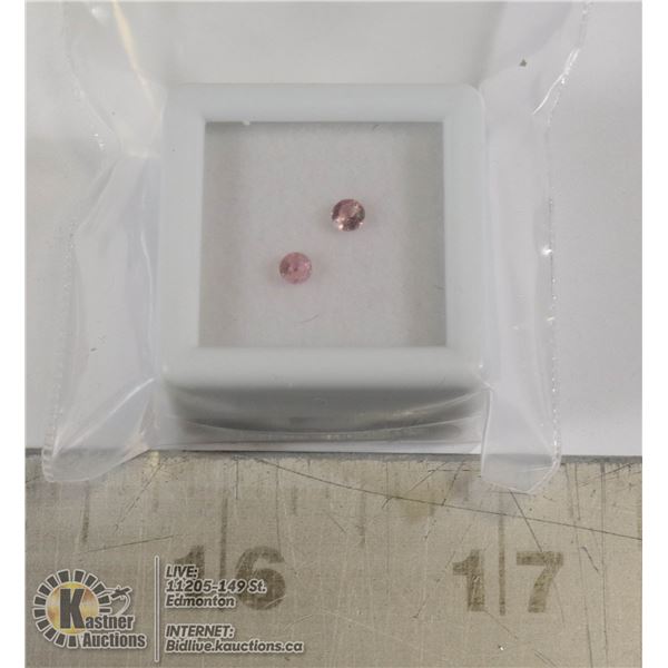 x2 GENUINE TOURMALINE GEMSTONES