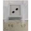 Image 1 : x2 GENUINE BLUE SAPPHIRE GEMSTONES