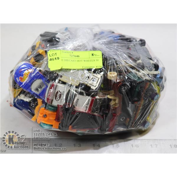 VINTAGE DIECAST HOT WHEELS 50 PIECES