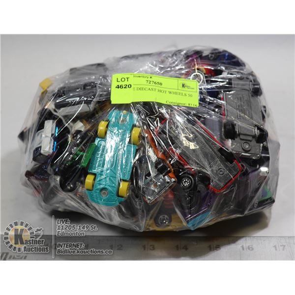 VINTAGE DIECAST HOT WHEELS 50 PIECES
