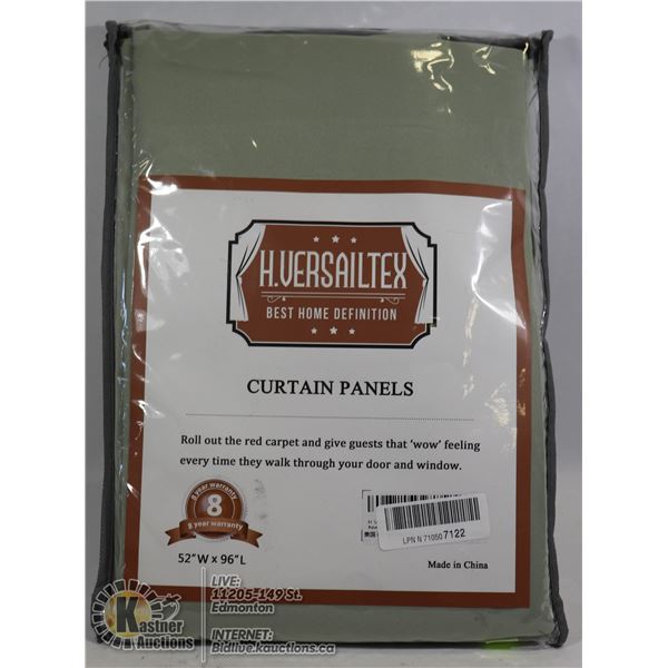 H.VERSAILTEX BLACKOUT CURTAIN PANELS