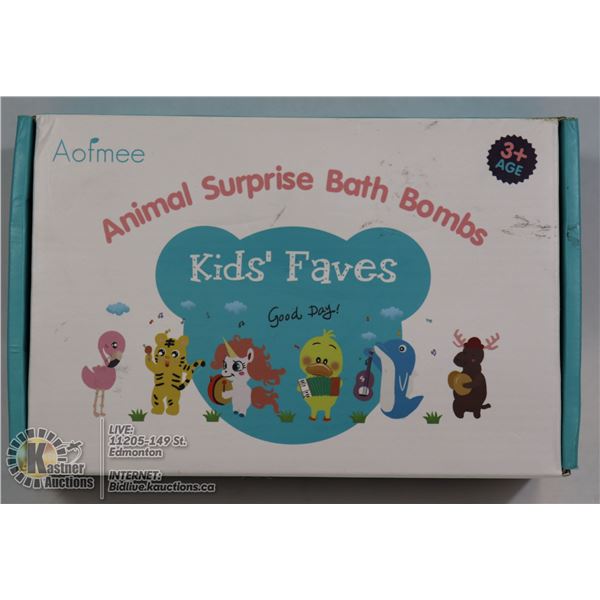 AOFMEE ANIMAL SURPRISE BATH BOMBS