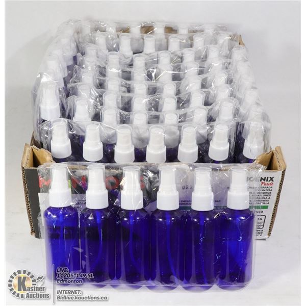 FLAT OF SMALL PLASTIC SPRAY BOTTLES