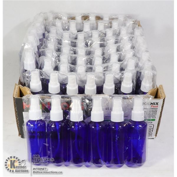 FLAT OF SMALL PLASTIC SPRAY BOTTLES