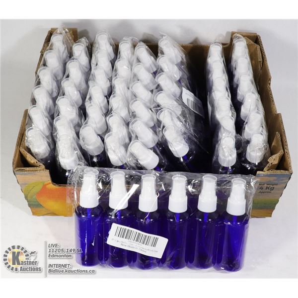 FLAT OF SMALL PLACTIC SPRAY BOTTLES