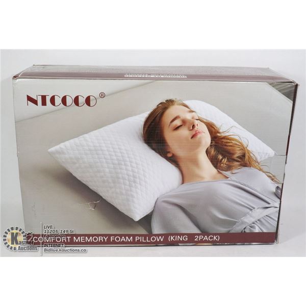 NTCOCO COMFORT MEMORY FOAM PILLOW