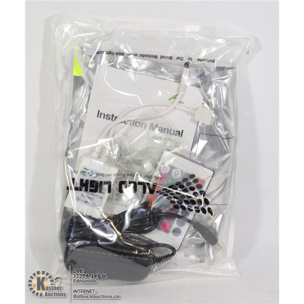 LED STRIP KIT WITH REMOTE AND POWER SUPPLY