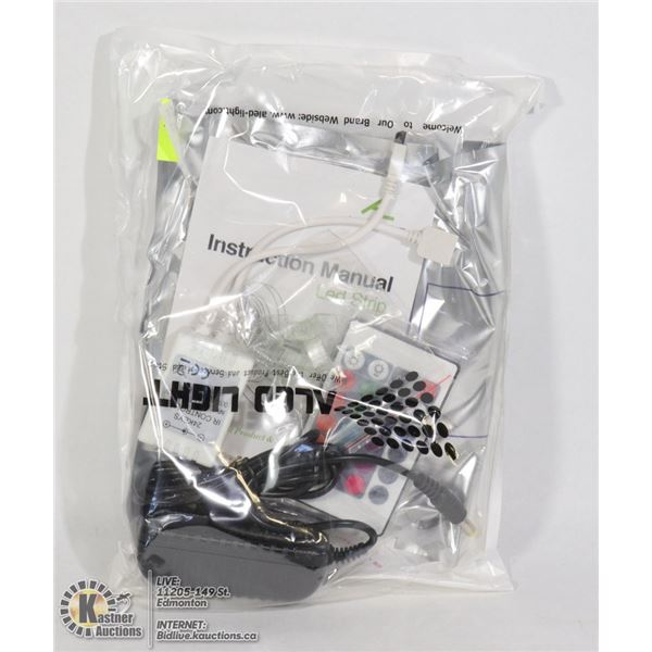 LED STRIP KIT WITH REMOTE AND POWER SUPPLY
