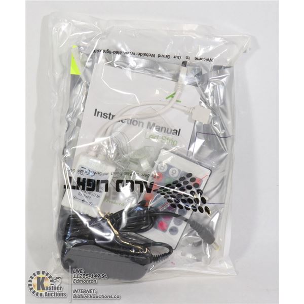 LED STRIP KIT WITH REMOTE AND POWER SUPPLY