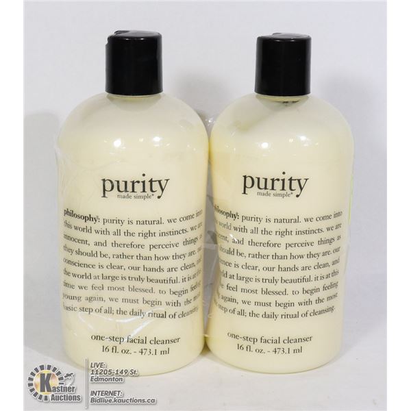 TWO BOTTLES OF PURITY ONE STEP FACIAL CLEANSER