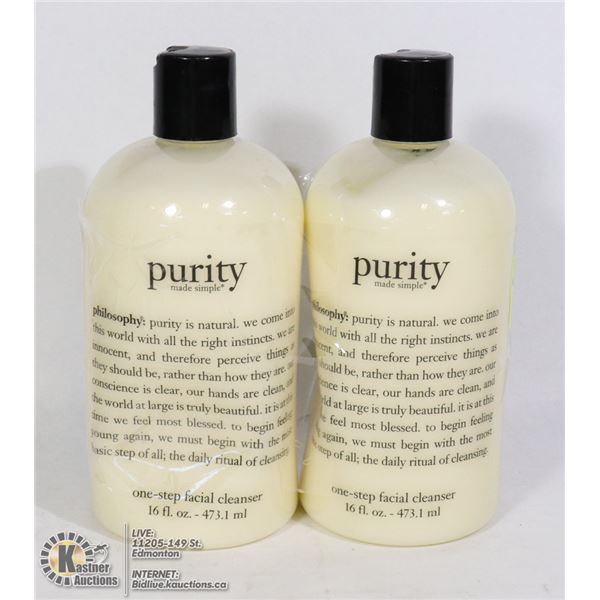 TWO BOTTLES OF PURITY ONE STEP FACIAL CLEANSER