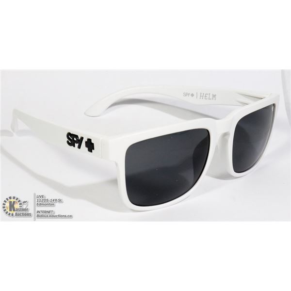 PAIR OF NEW BLACK/WHITE SPY SUNGLASSES