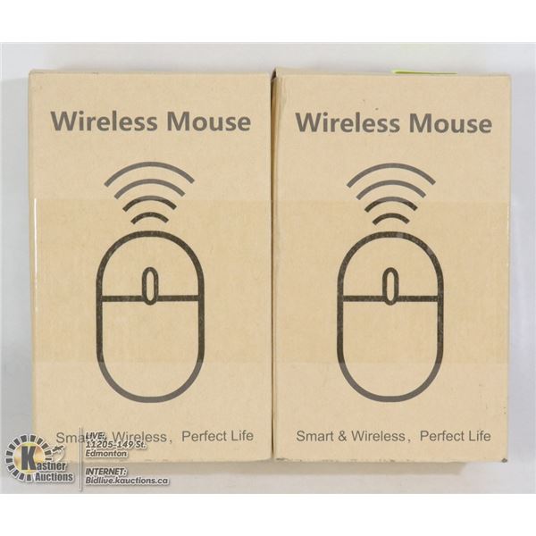 WIRELESS MOUSE (LOT OF TWO)