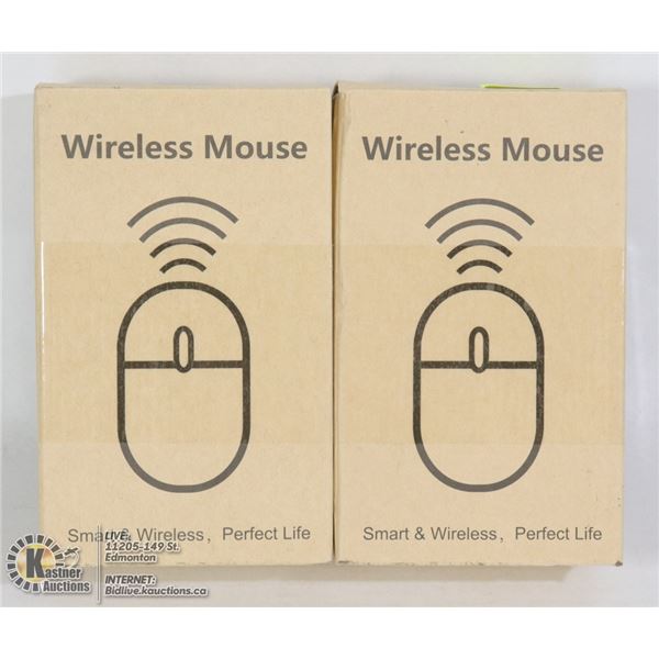 WIRELESS MOUSE (LOT OF TWO)