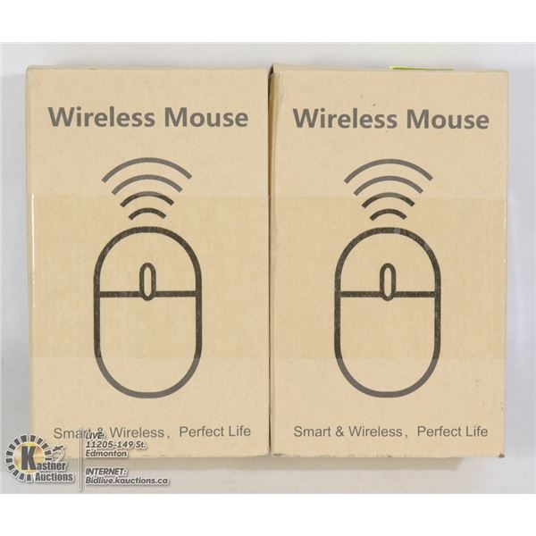 WIRELESS MOUSE (LOT OF TWO)