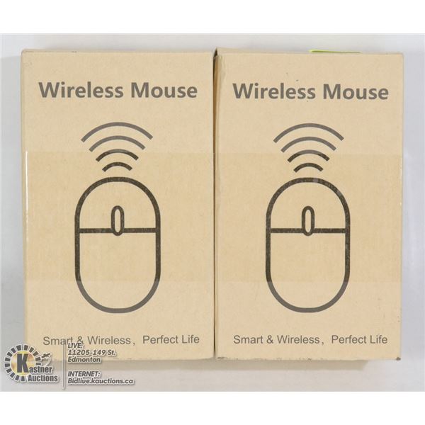 WIRELESS MOUSE (LOT OF TWO)