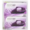 Image 1 : 2 NEW PURPLE STEAMPLY TRAVEL STEAMERS