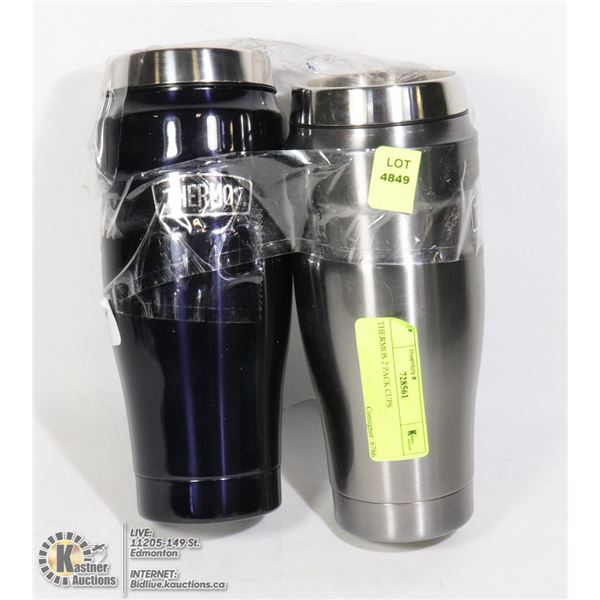 THERMOS 2 PACK CUPS