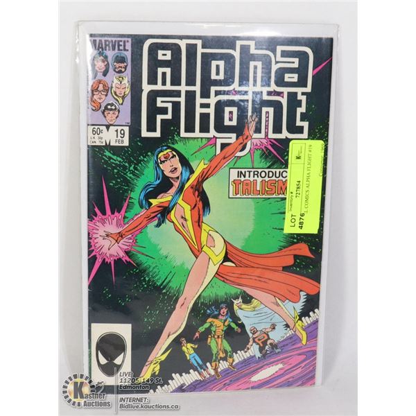 MARVEL COMICS ALPHA FLIGHT #19