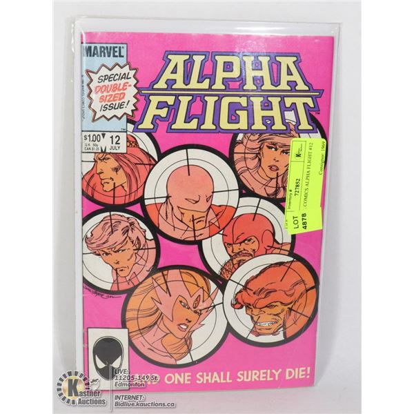 MARVEL COMICS ALPHA FLIGHT #12