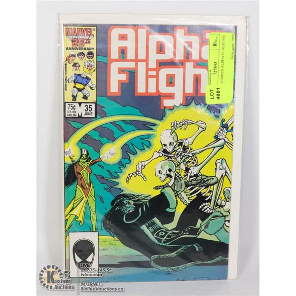 MARVEL COMICS ALPHA FLIGHT #35