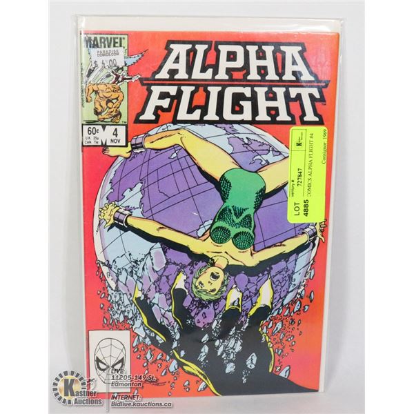 MARVEL COMICS ALPHA FLIGHT #4