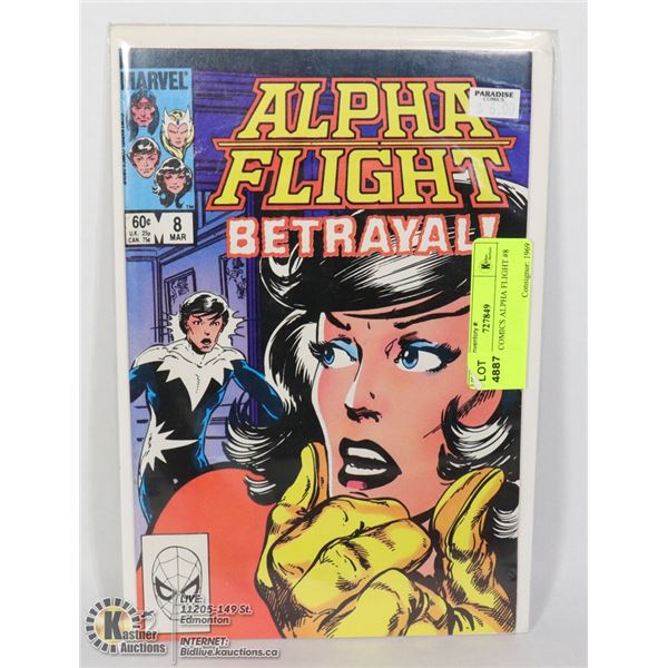 MARVEL COMICS ALPHA FLIGHT #8