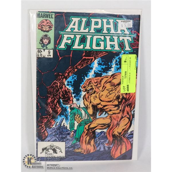 MARVEL COMICS ALPHA FLIGHT #9